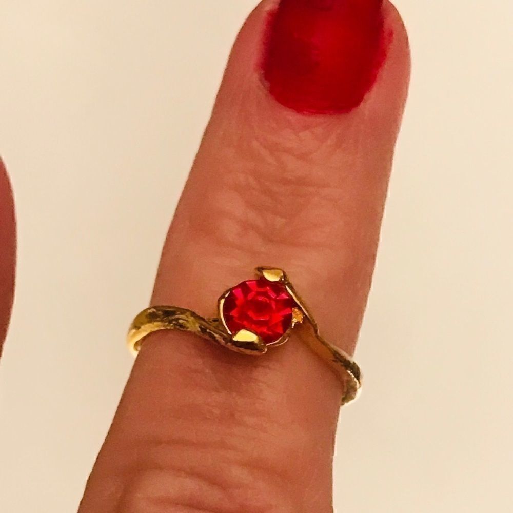 Birthstone Stackable
Single Stone Ring July - Picture 2 of 3